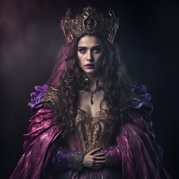 crowned evil princess (generative AI)
