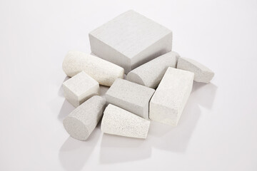 Flat Lay images of Different Size Stones