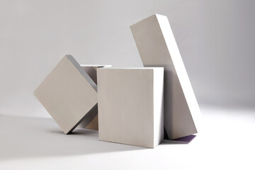 Flat Lay images of Different Size Stones