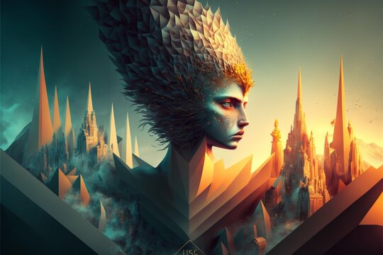 Visual ascension into the divine. Introducing "City Of The Gods". A beautiful stunning concept of what a city made for gods would look like. AI Art.
