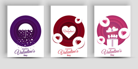 Happy Valentine's day abstract background. Relationship, Love, Valentine's day, Romantic concept. A4 vector illustration for banner, poster, card, postcard.