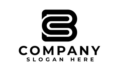 BC Monogram Logo Vector Design