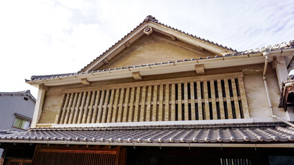 Fototapeta na wymiar はけたら町並み保存地区の古い日本家屋