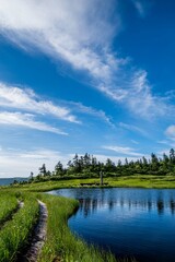 Fototapeta premium 会津駒ヶ岳〜中門岳の池塘