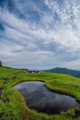 Obraz premium 会津駒ヶ岳〜中門岳の池塘