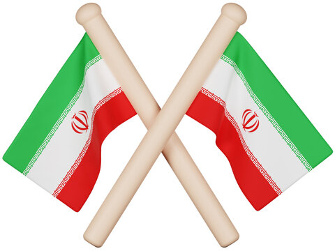 Iran Flag 3D Icon