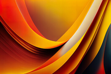 yellow abstract wave wallpaper, yellow background, yellow color