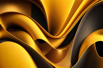 elegant yellow abstract wallpaper, yellow background