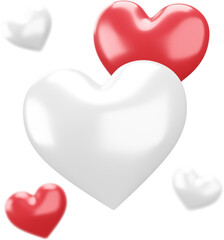 3D Heart Valentine Love
