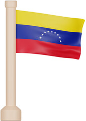 Venezuela Flag 3D Icon