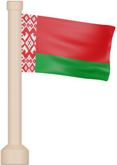 Belarus Flag 3D Icon