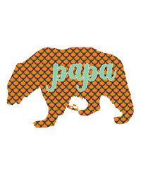 bear family buffalo plaid clipart