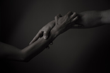 Couple hands. Sensual. Hand. Help. Photo. background. 