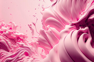 pink pastel abstract wave wallpaper