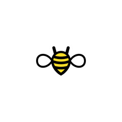 bee and honey logo