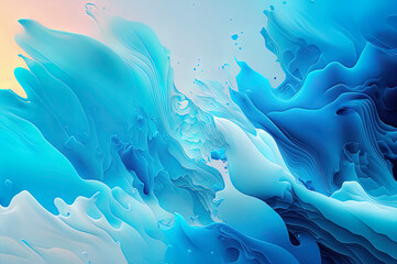 Fototapeta na wymiar blue pastel abstract wave wallpaper, blue pastel background, blue pastel color