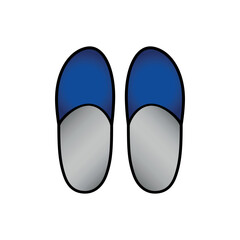 Slipper icon on white.