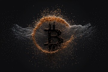 bitcoin, money, particles, space, night, explosion, star, light, black, abstract, galaxy, astronomy, sky, water, fireworks, white, fire, universe, firework, christmas, stars, dark, color, dust, bright