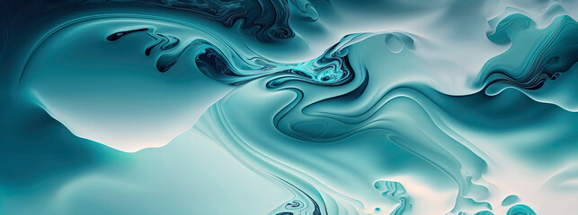 Obraz premium blue pastel abstract wallpaper, panoramic banner with blue pastel color