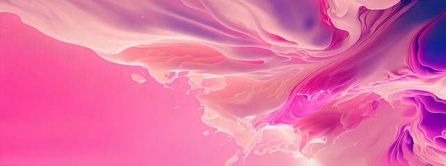 Obraz na płótnie Canvas Pink abstract wallpaper, panoramic