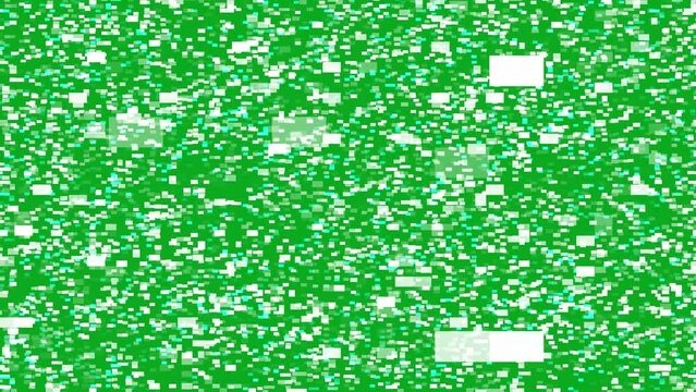 Heavy Snowfalls 8bits on green screen