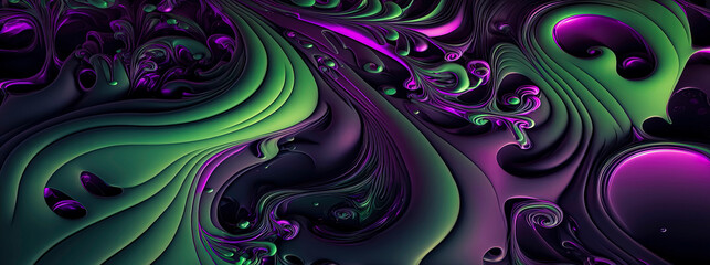 Purple and green abstract wallpaper, purple and green background