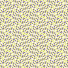 タイル状に並べた模様、変形ストライプのリピートパターン、石積み状の背景イラスト、交差ストライプ模様