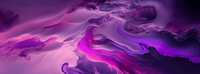 Purple pastel abstract panoramic wallpaper