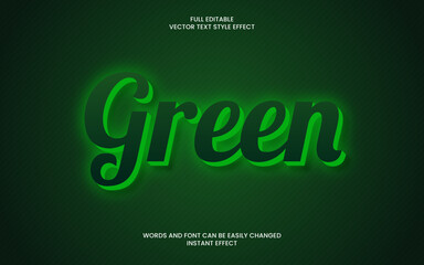 Green Text Effect
