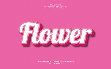 Flower Text Effect