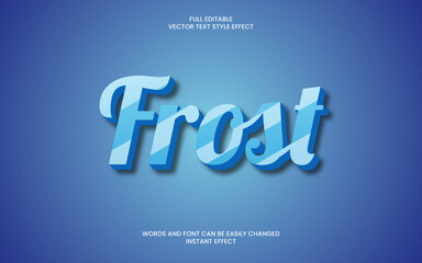 Frost Text Effect