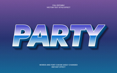 Party Text Effect