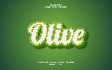Olive Text Effect