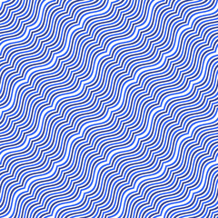 ウェーブ状のストライプのシームレスパターン、波型ストライプ、変形ストライプの繰り返しリピートパターン