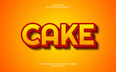 Cake Text Effect