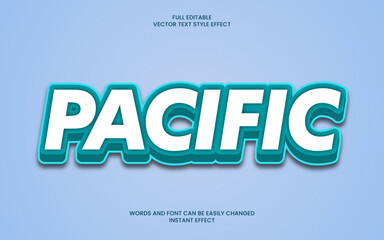 Pacific Text Effect