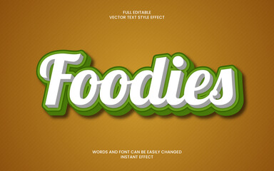 Foodies Text Effect
