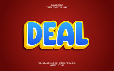 Deal Text Effect