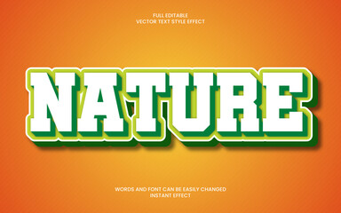 Nature Text Effect