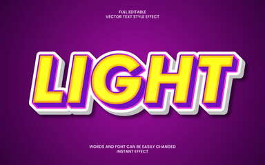 light text effect