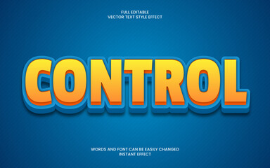 Control Text Effect