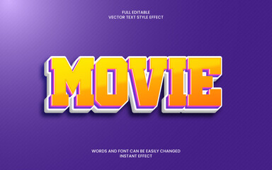 Movie Text Effect