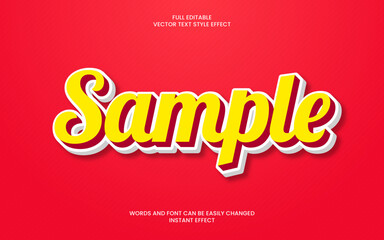 Sample Text Effect