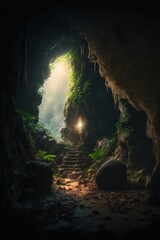 Cave in the nature