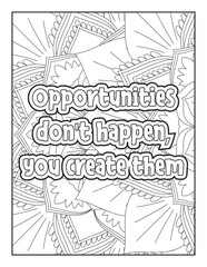 Motivational Quotes, Inspirational Quotes, Positive Quotes Coloring, Quotes Coloring Page, Motivational Quotes Coloring Page