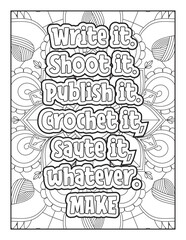Motivational Quotes, Inspirational Quotes, Positive Quotes Coloring, Quotes Coloring Page, Motivational Quotes Coloring Page