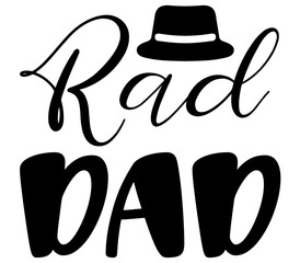 Rad Dad #4, Father's day SVG Bundle, Father's day T-Shirt Bundle, Father's day SVG, SVG Design, Father's day SVG Design