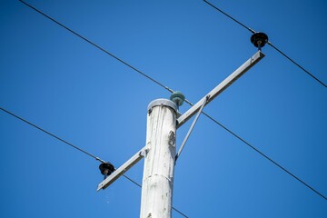 power lines in the bush