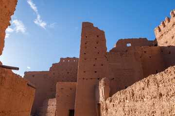 View of an ancient Kasbah in Morocco