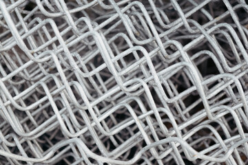 Gray Metal net wall texture background